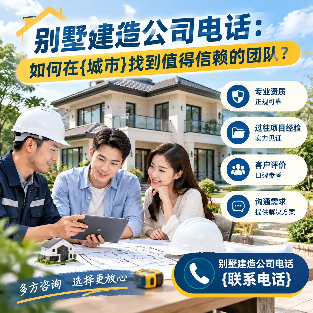 别墅建造公司电话:如何在台江找到值得信赖的团队?
