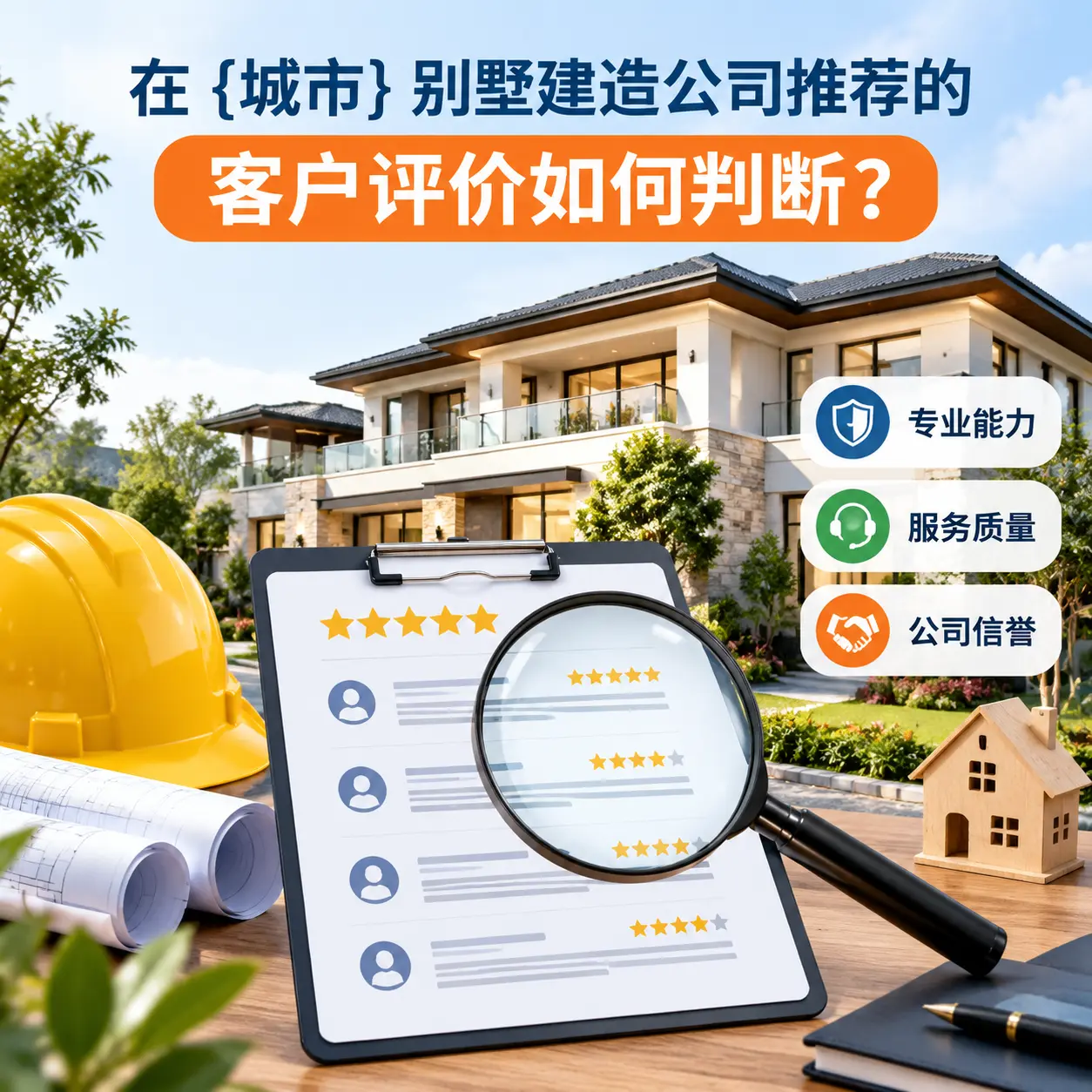 在 台江 别墅建造公司推荐的客户评价如何判断?