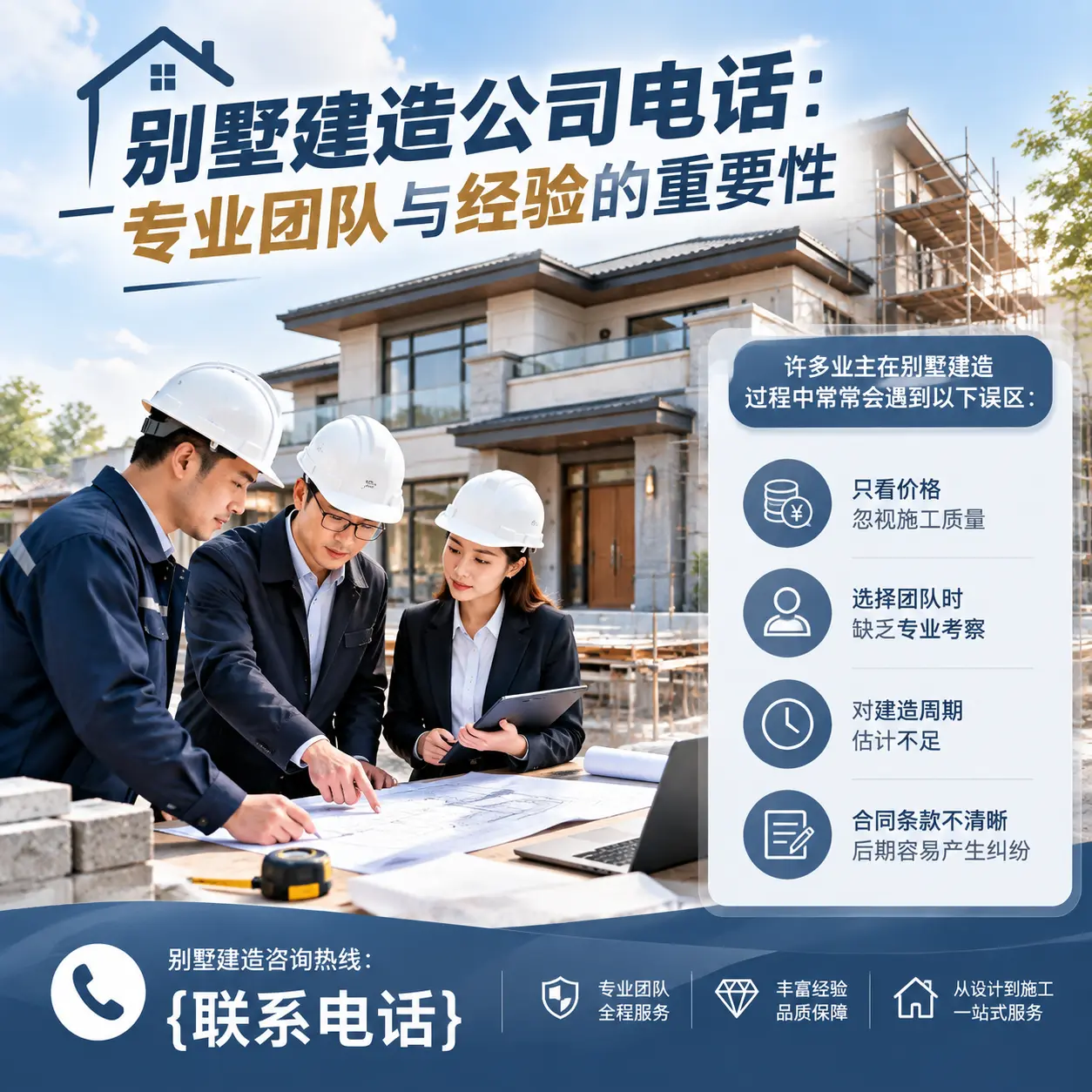 台江别墅建造公司电话:专业团队与经验的重要性