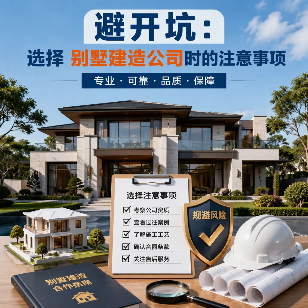 避开坑：选择 台江 别墅建造公司时的注意事项