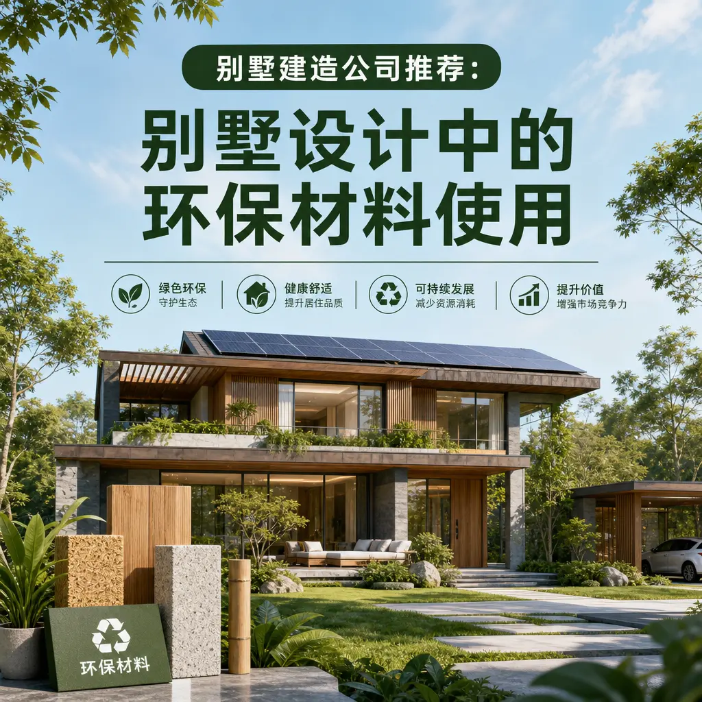 别墅建造公司推荐： 台江 别墅设计中的环保材料使用