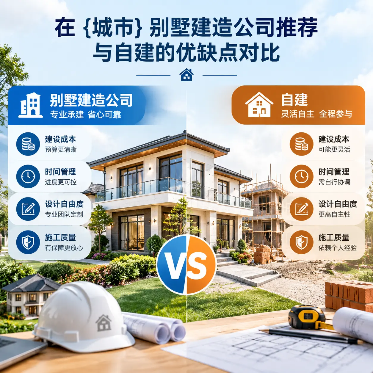 在 台江 别墅建造公司推荐与自建的优缺点对比